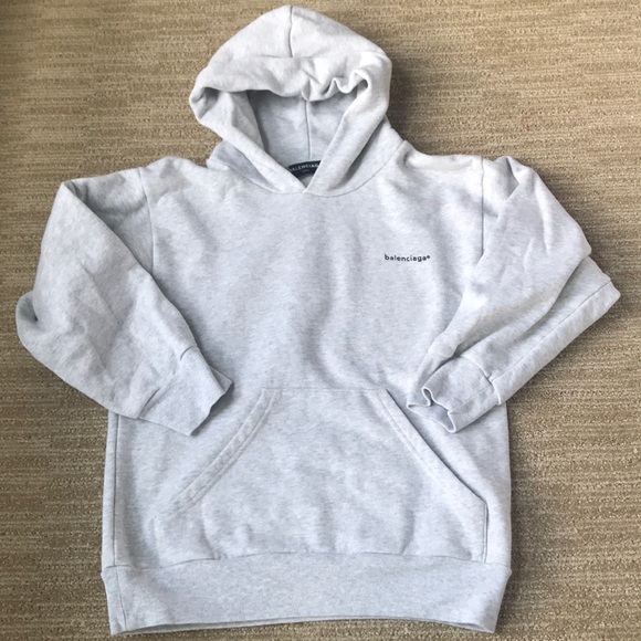 balenciaga hoodie womens blue